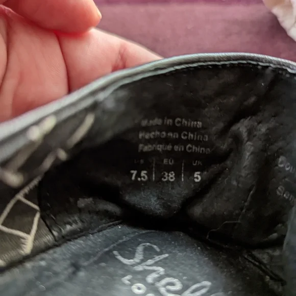 SHELLYS LONDON Blue Suede Platform Shoes Size 7.5 - Picture 7 of 9